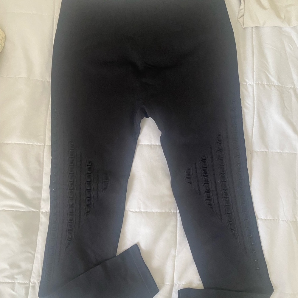 Ladies Savvi Black Leggings